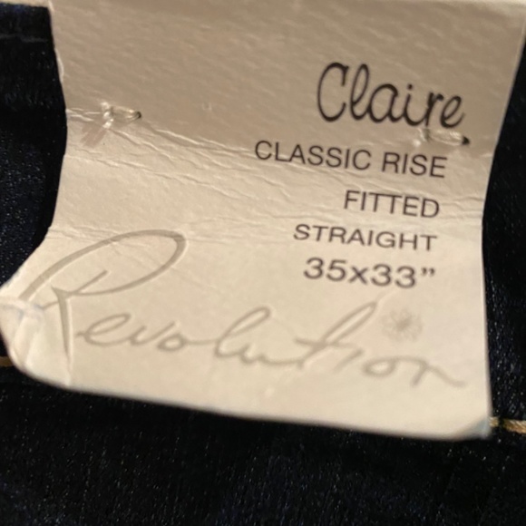 NWT  Revolution by ricki's Claire Jeans size 35x33 - Picture 3 of 3